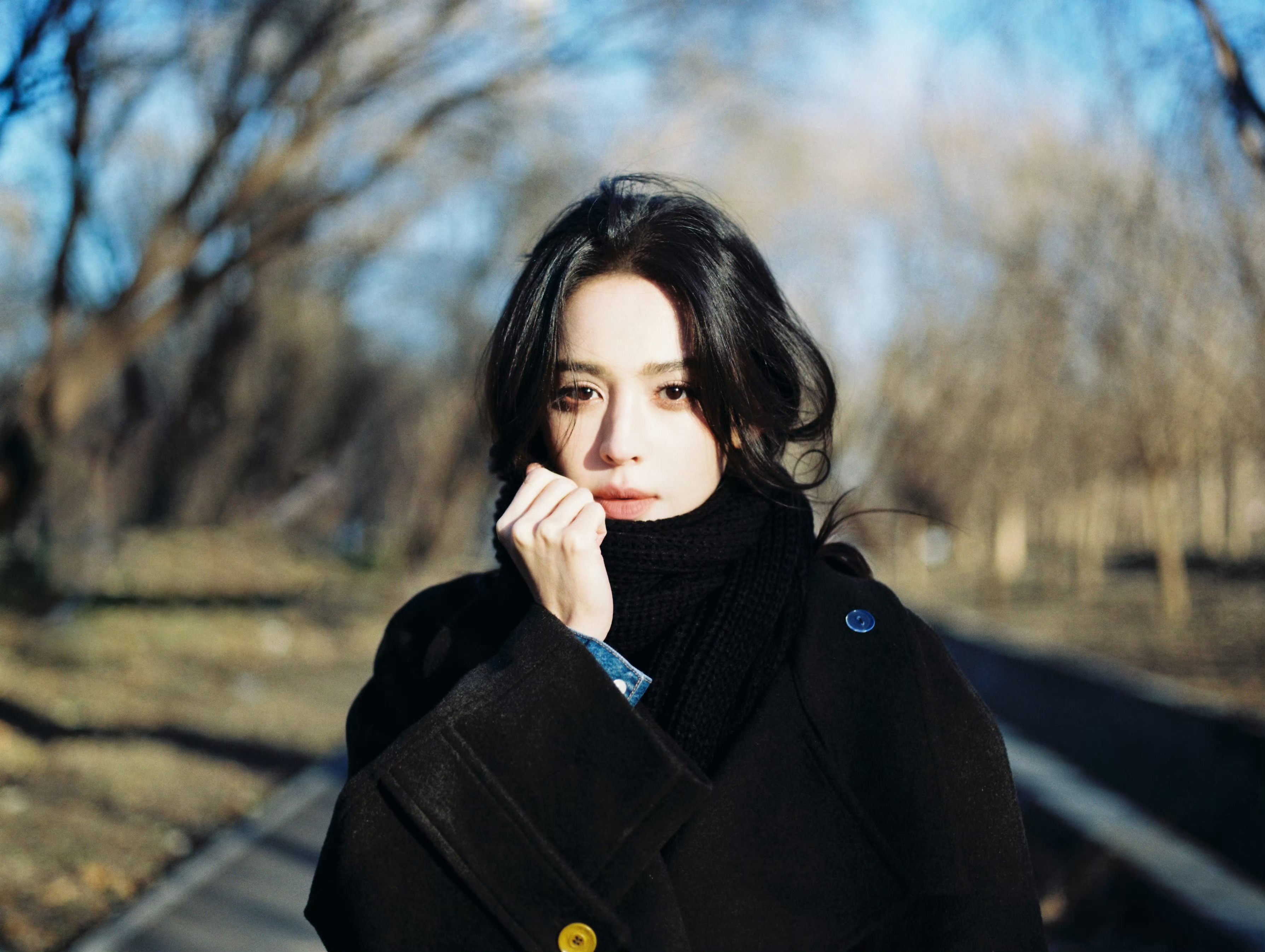 娜扎这才叫顶级美女娜扎冬日胶片写真🎞️📷 