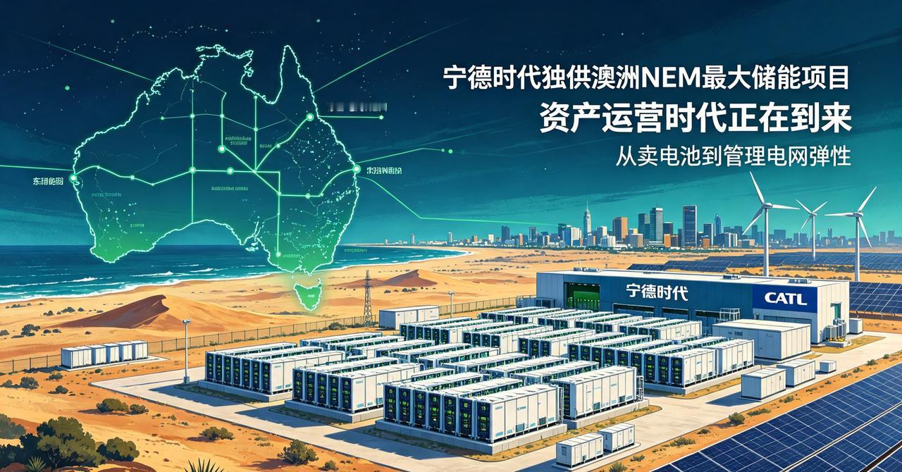 2026年8月14日，宁德时代宣布，由Quinbrook开发的澳大利亚Super