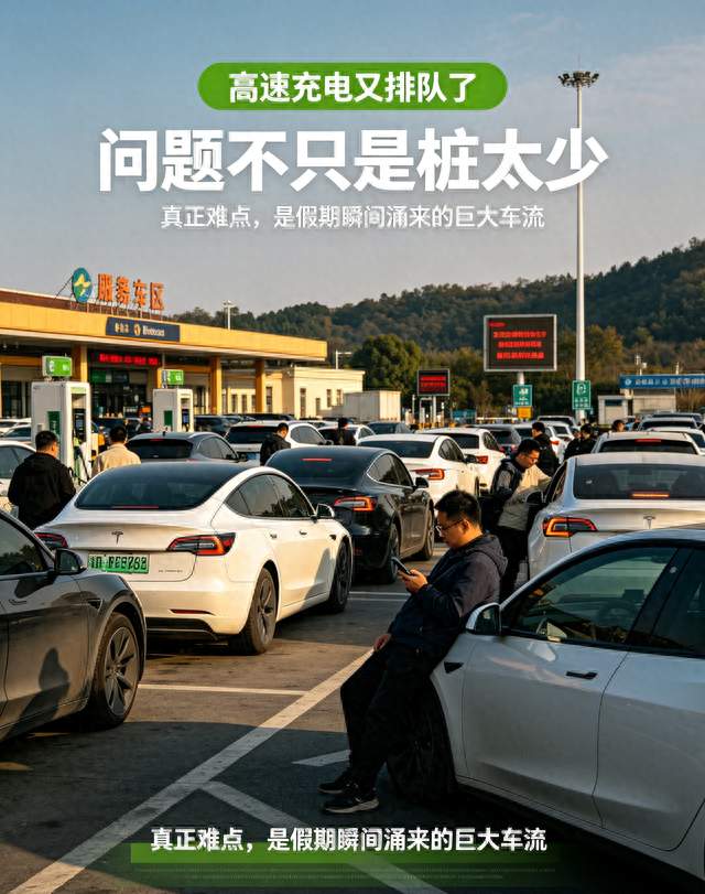 高速充电桩为什么总不够用？真相不只是桩太少