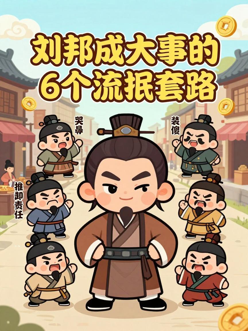 刘邦成大事的6个流氓套路！！
刘邦的“成事逻辑”与“驭人手段”：成大事者不靠单打