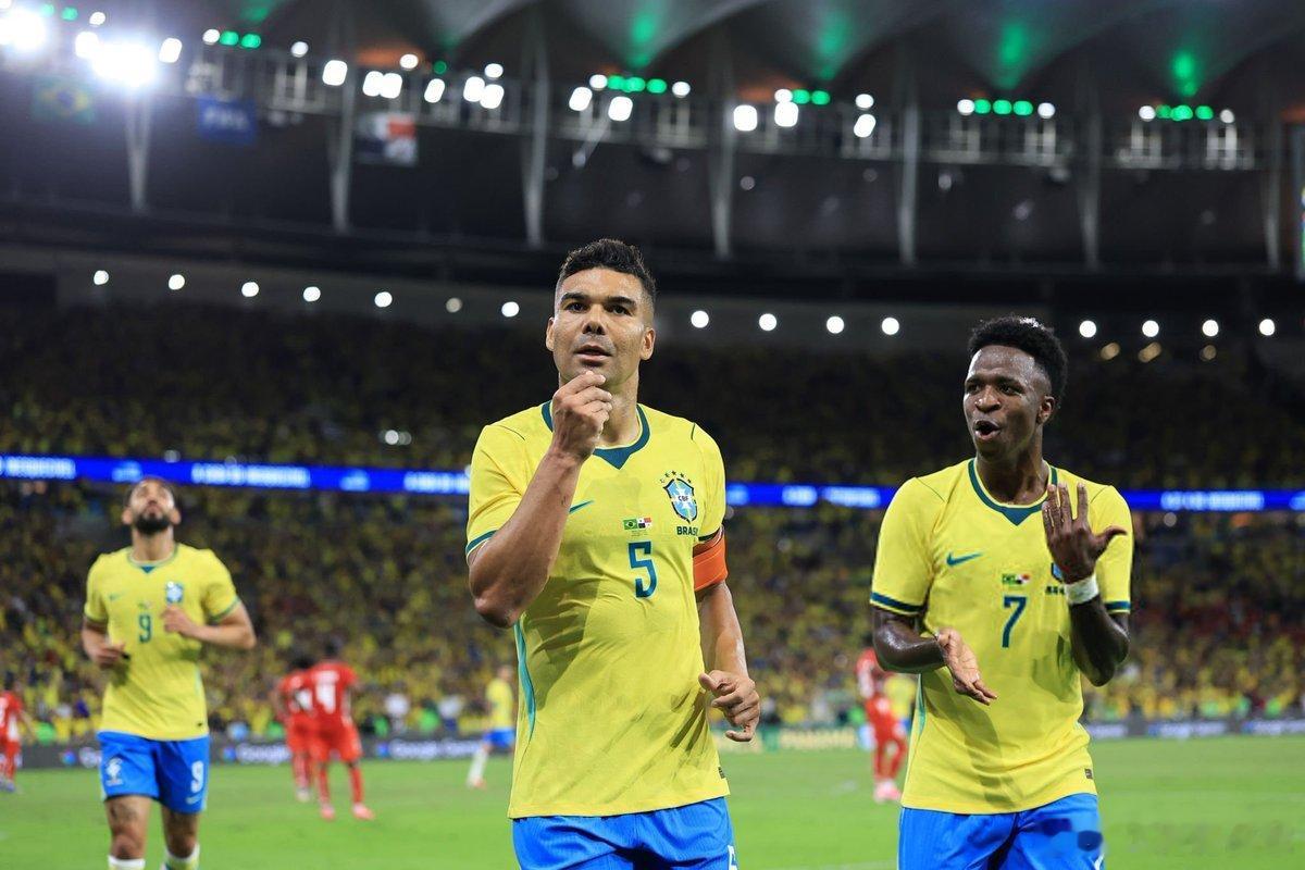 Casemiro 巴西6比2巴拿马