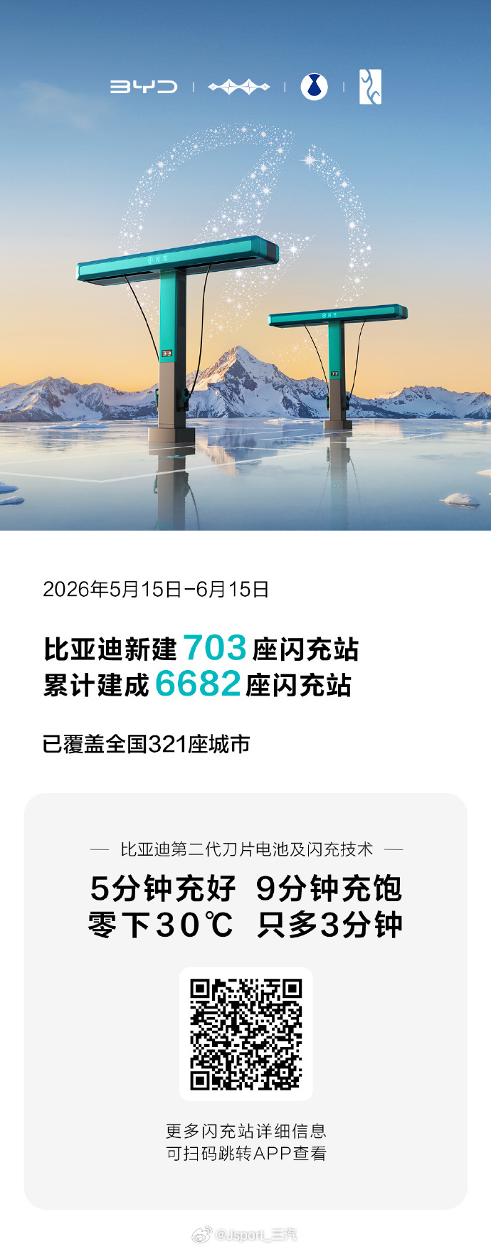 比亚迪闪充站超过了6000座作为蔚来车主我们是衷心高兴啊我们又多了个能去的600