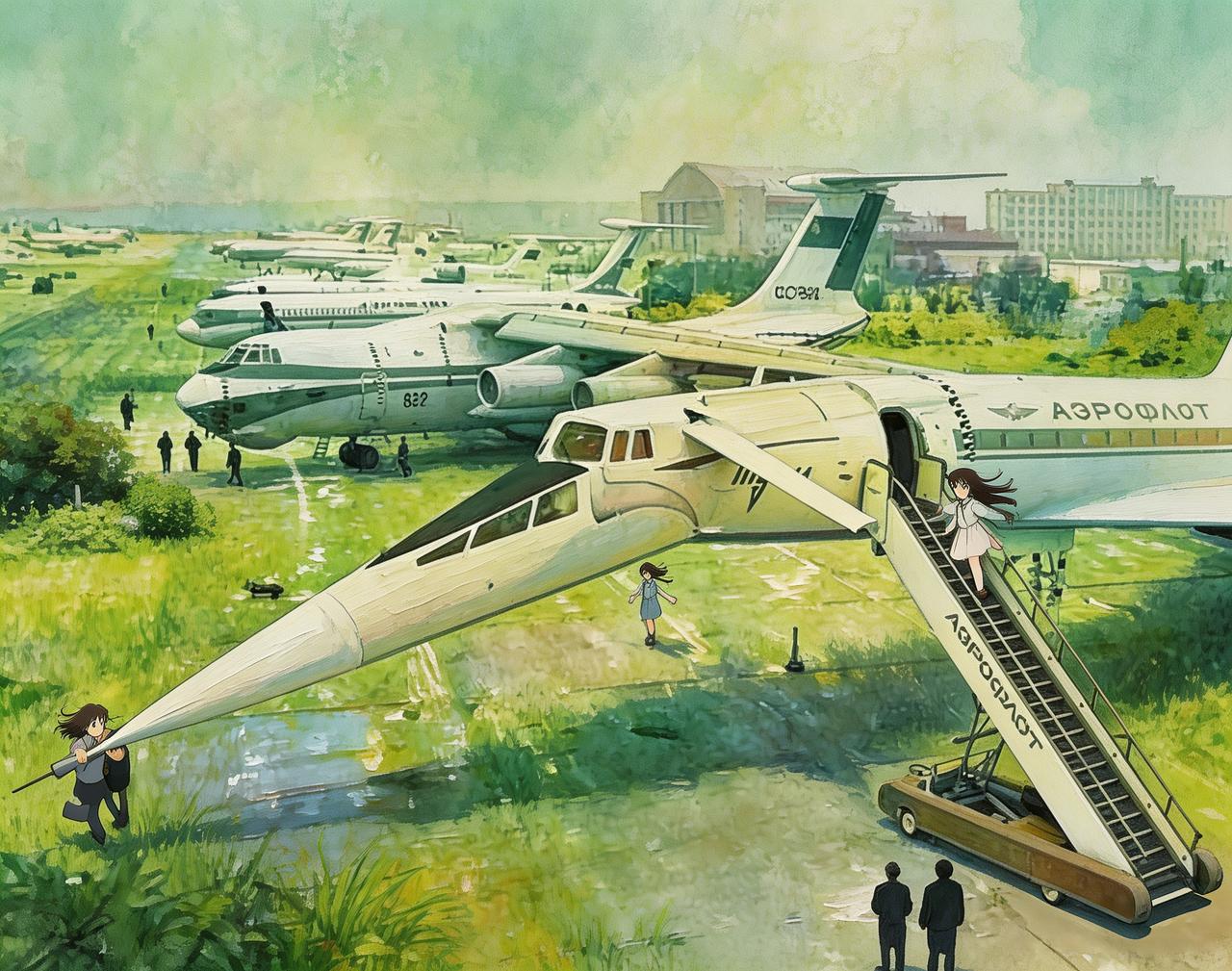 图-144：让美国都惊掉下巴的“协和斯基”客机
说起图-144，这在航空史上绝对