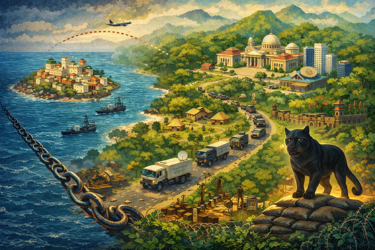 太费劲了，历经17年，赤道几内亚终于完成了迁都大业。
赤道几内亚总统奥比昂在1月