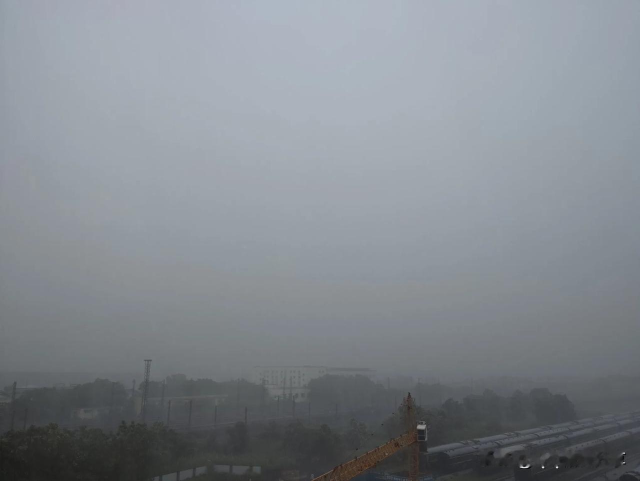 老天，你玩我嘛，这雨说下就下，才刚刚感慨：“幸好我跑得快，差点挨雨淋湿了。”谁知