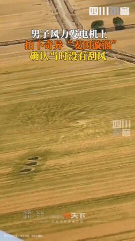 “彻底解释不清了！”7月6日，安徽，男子在风力发电机上工作，突然发现下方麦田里，