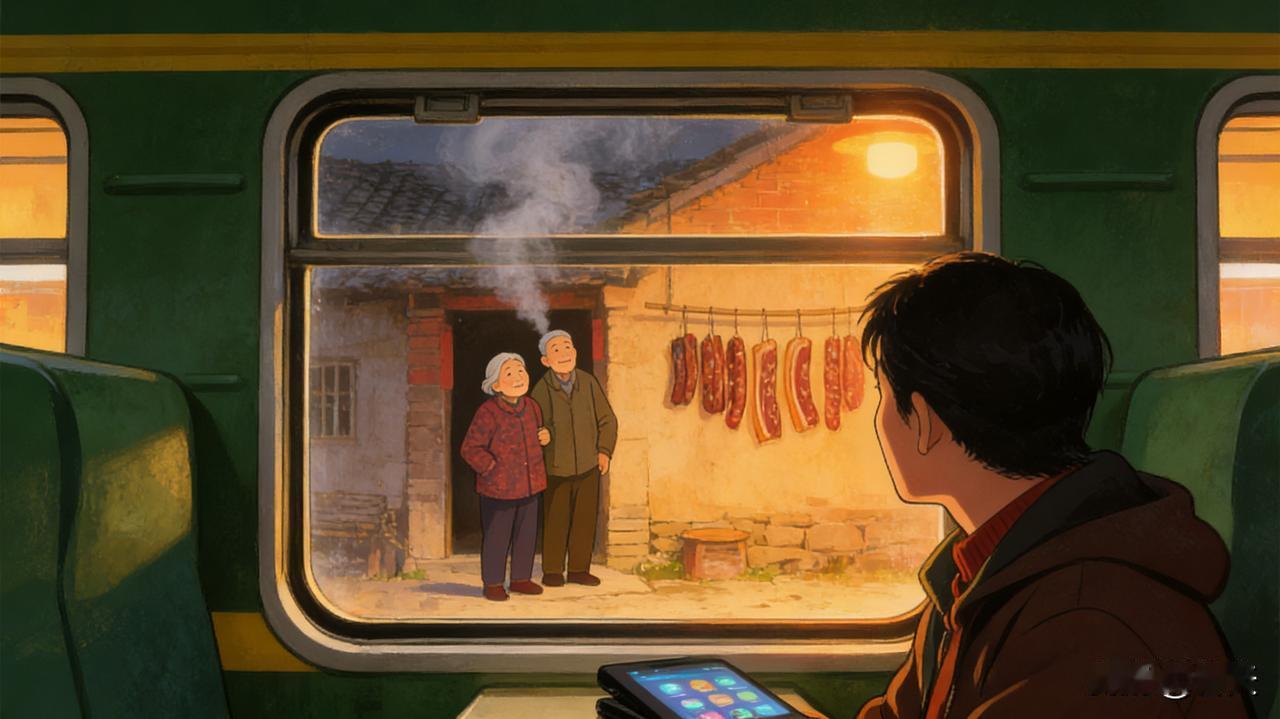 长辈在，团圆在，春运的牵挂不褪色
 
老一辈是团圆的“锚”，他们用腊肉香、暖床铺