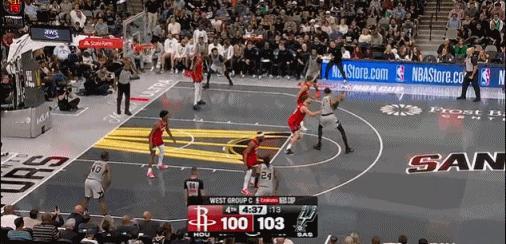 谢泼德真是火箭队的防守大漏洞，火箭110-121惨败马刺队，这场比赛火箭的谢泼德