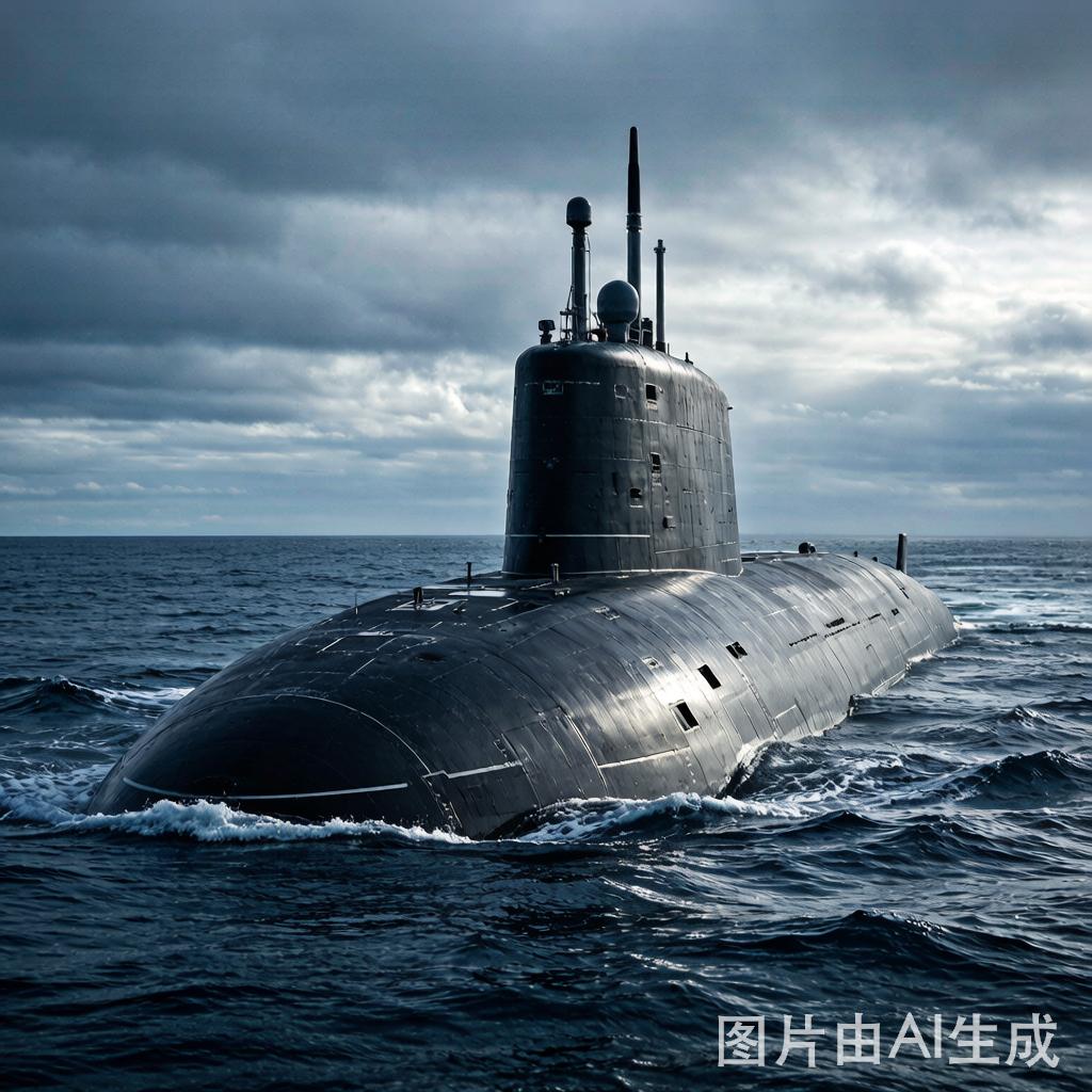 战略核潜艇，就是带着洲际核导弹在海底巡逻的潜艇。
它的任务不是打仗，而是让敌人不