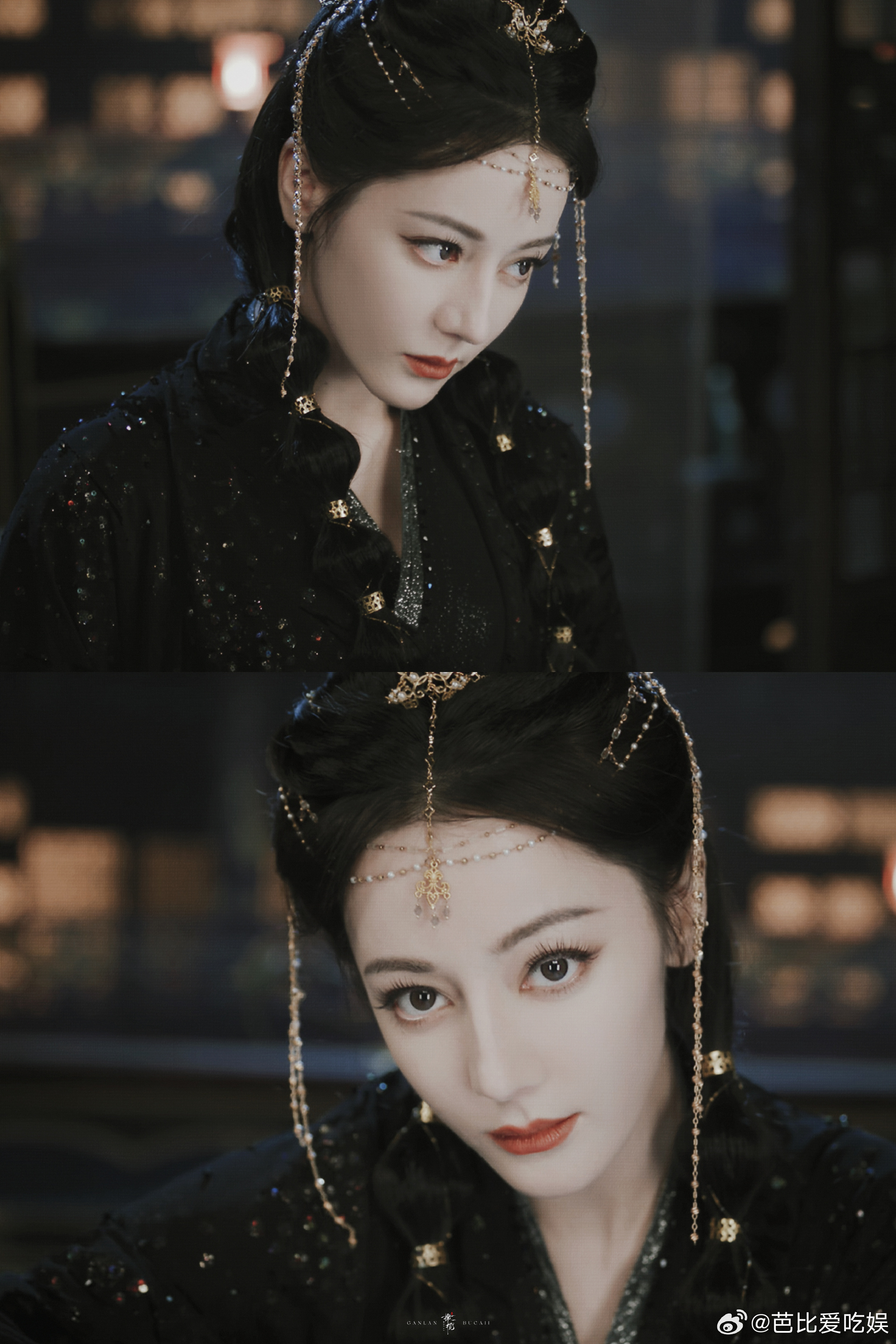 迪丽热巴这段好强的压迫感无需刻意张扬，气场自然流露，眼神里的掌控感与威严感拉满，