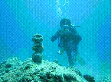 水下施展龟派气功