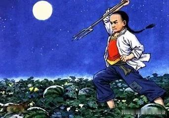 小时候，鲁迅问闰土：“闰土哥，你敢刺猹么？”

闰土很兴奋：“我带你去。”

多