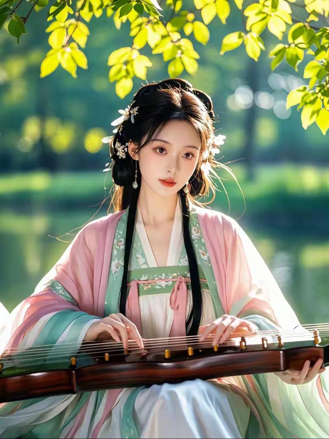 趁着晴好天气，揣着满心欢喜，换上那套心心念念的宋制汉服，一头扎进江南的烟柳巷陌里