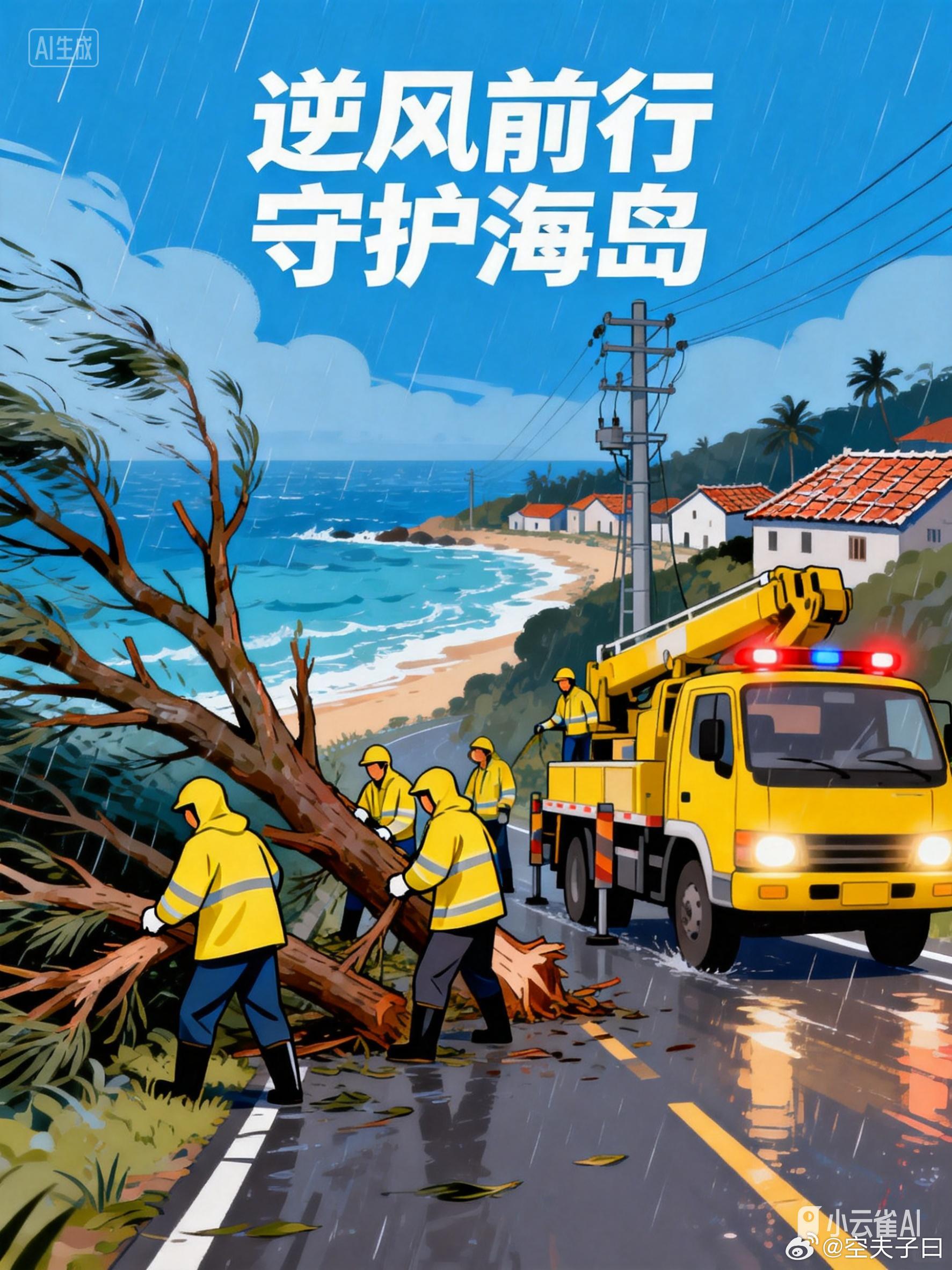 台风巴威二次登陆 台风无情普陀有情，安全守护每个人风雨同舟抗台有普迎战台风巴威普