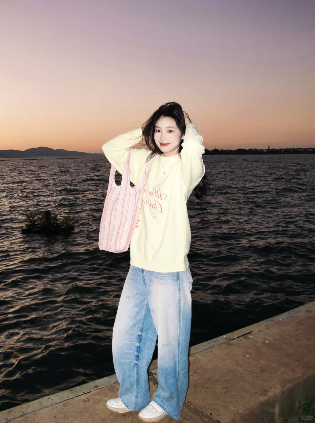 和我去看夕阳呀🌇