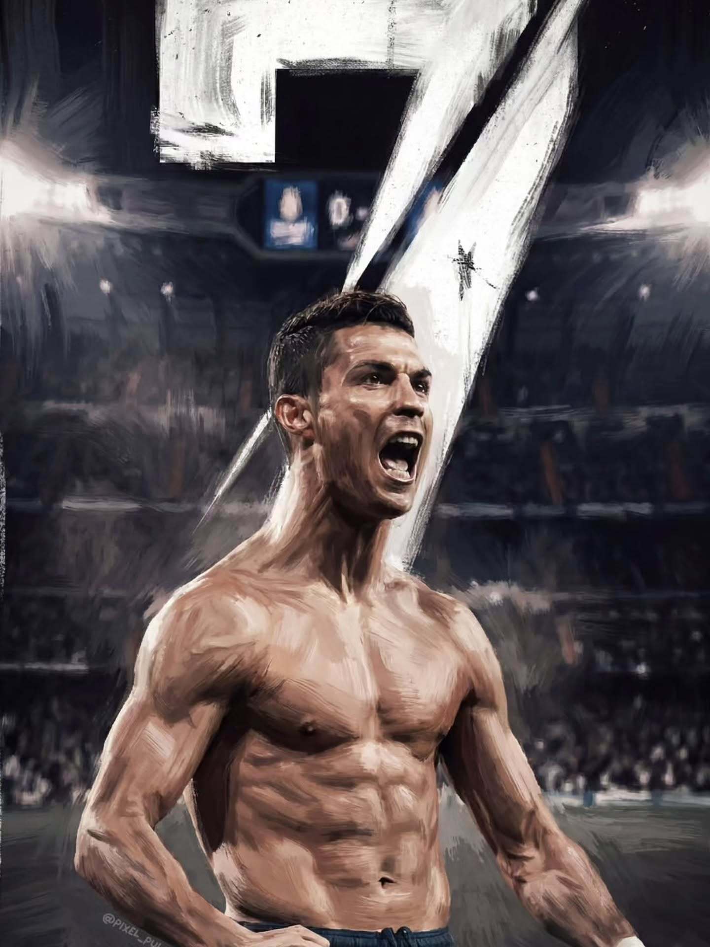 C罗c罗 7777全是7的一组壁纸曼联 皇马 尤文 