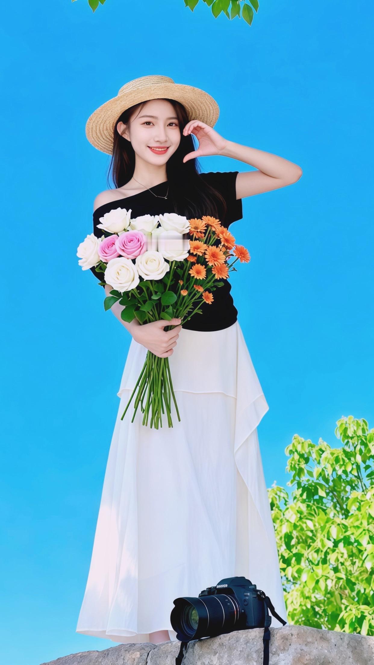 每日搭配分享👗时尚穿搭 随性穿搭 穿美裙赴夏日之约 简单穿搭穿出自信穿出美丽 