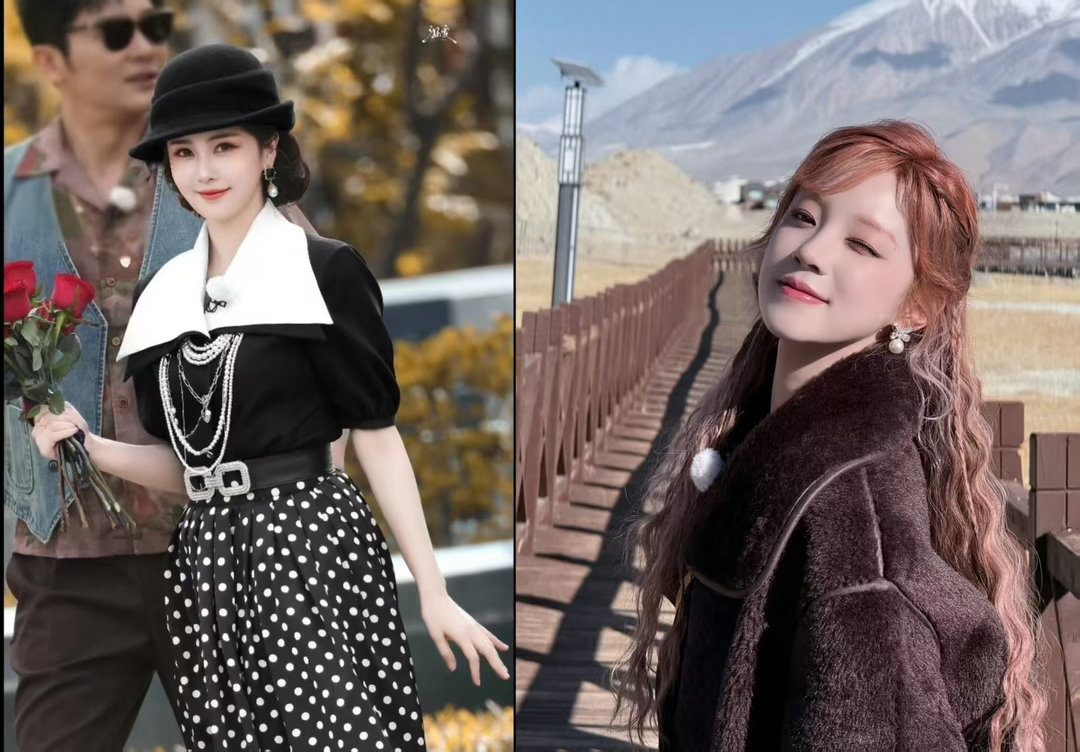 白鹿祝宋雨琦早日康复奔跑吧名牌是贴纸，但姐妹情是真的。白鹿把宋雨琦的名牌贴在身上