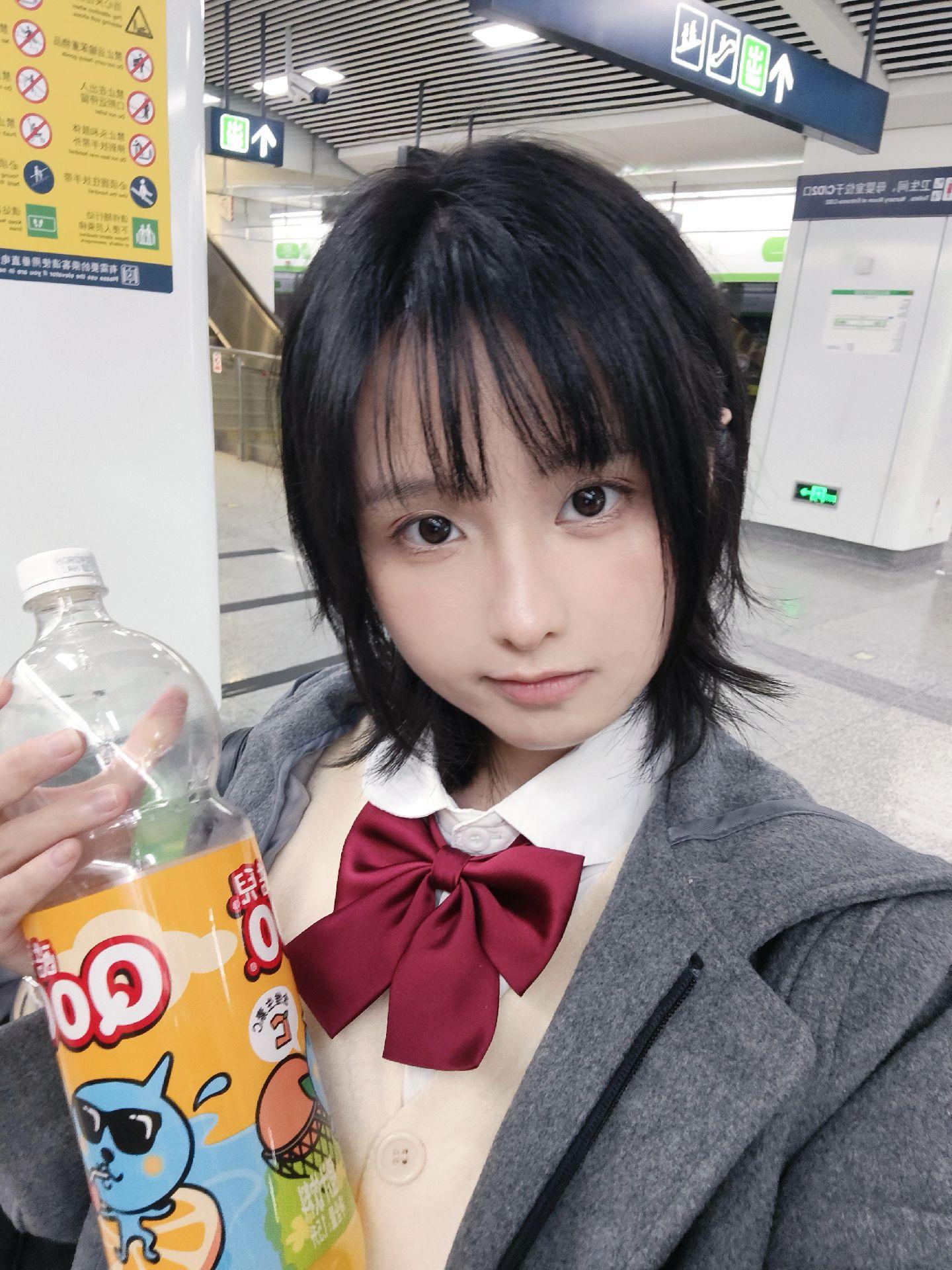 做jk，喝酷儿都要喝大瓶的！