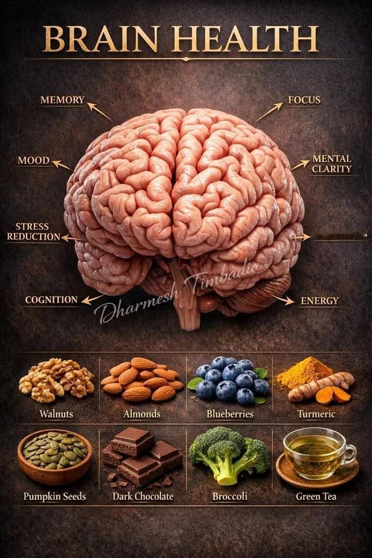 【发文休闲时刻】分享X好图，脑力健康食品：核桃、杏仁、蓝莓、姜黄、南瓜籽、黑巧克
