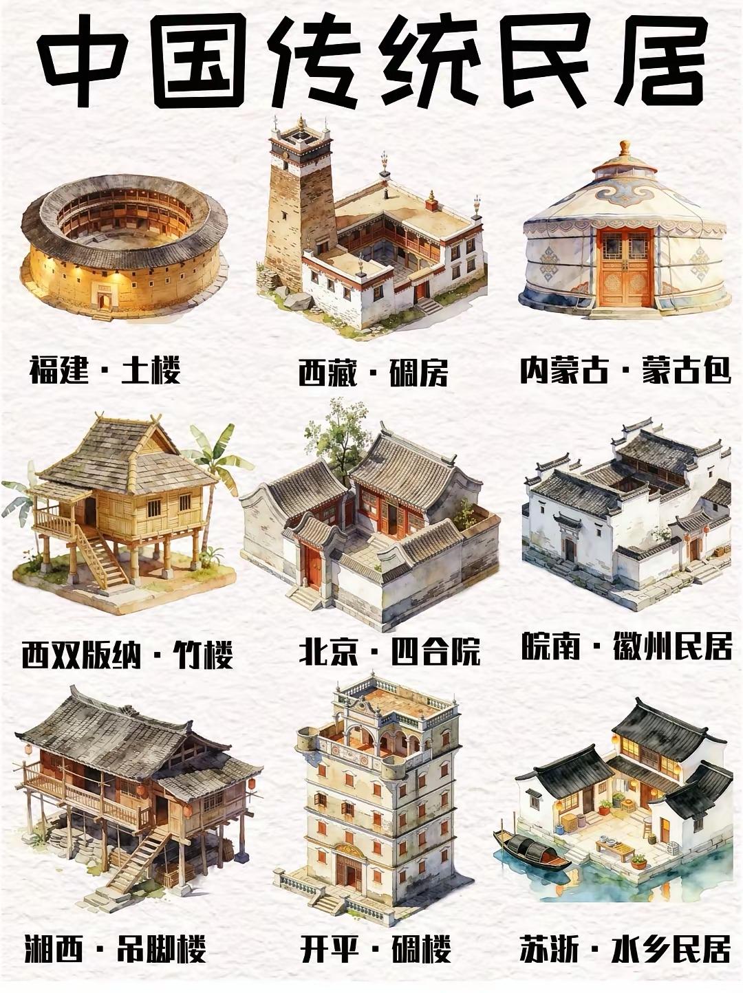 喜欢青瓦白墙的水乡民居，融入周围的青山绿水，住的是诗意，就像是住在国画里一样。