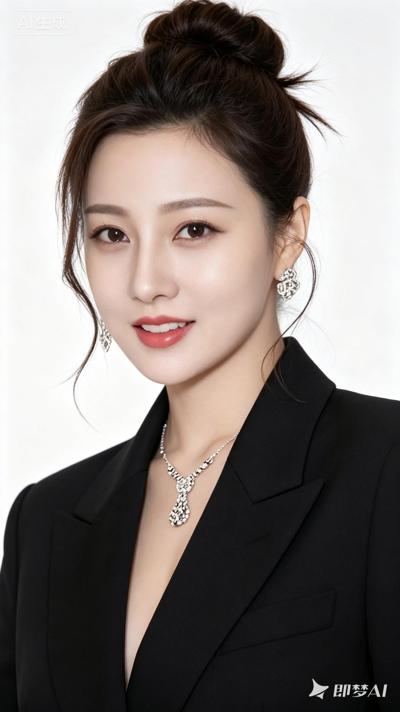 优雅黑西装，闪耀珠宝，自信女神范儿！💃✨