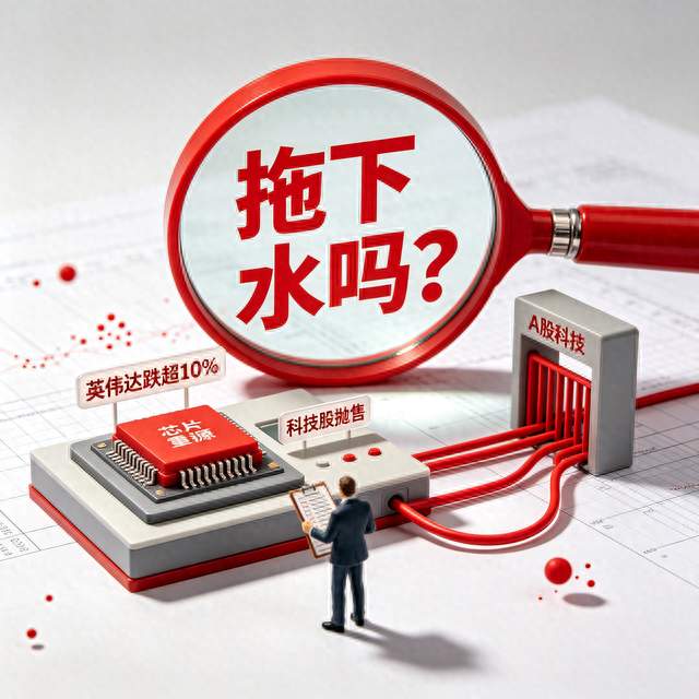 英伟达跌超10%！美股科技集体遭抛售，A股科技会被拖下水吗？