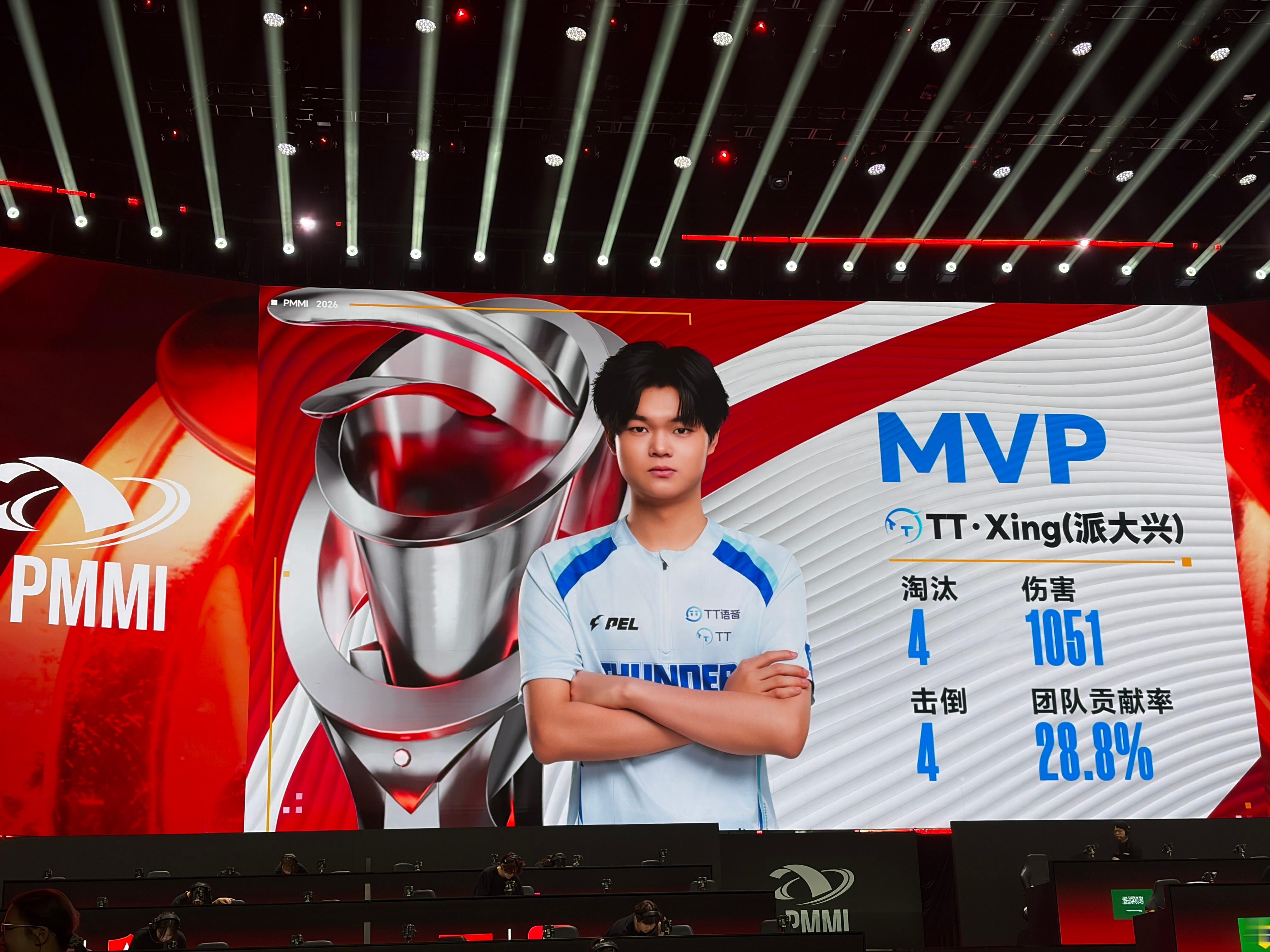 广州TT澳邀北伐吃鸡恭喜拿下MVP！