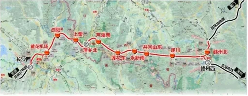 长沙长赣高铁正式开工 月亮岛片区已有机械进场
 
长沙新增一条高铁——长赣高铁近