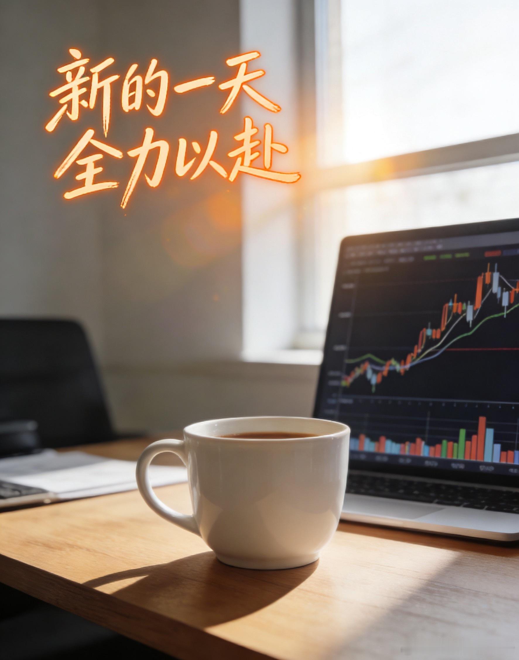 早安！新的交易日，心有光芒，行有力量，跟上节奏，一起吃肉，评论区扣888接开门红