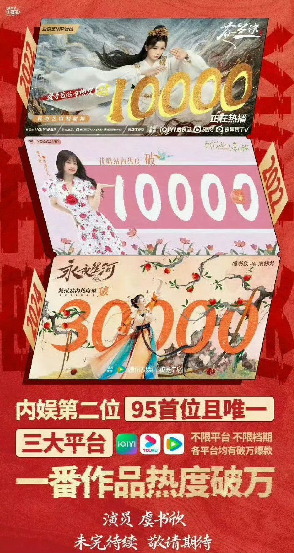 田戚微和虞书欣她俩谁更抗剧啊？ 