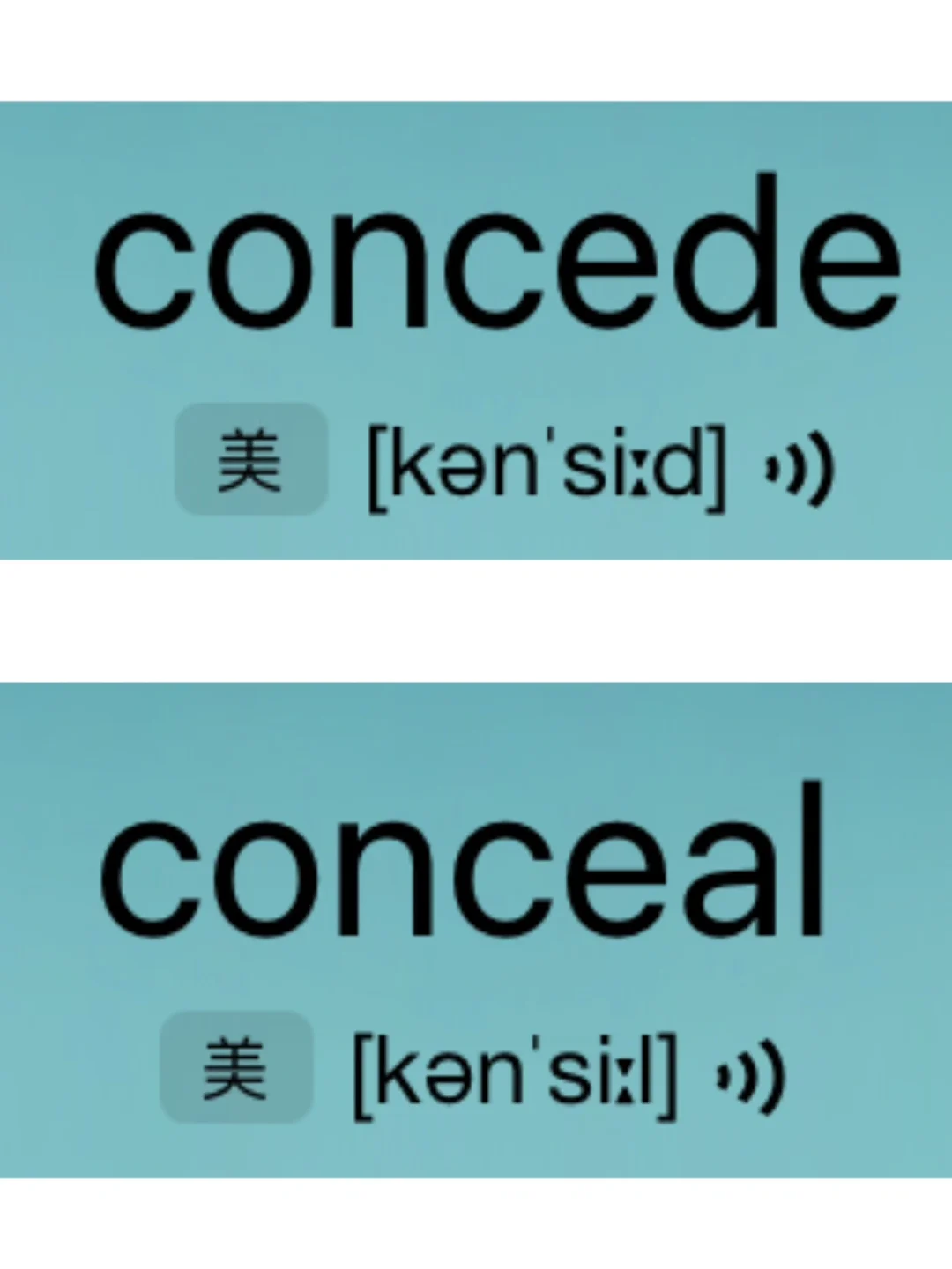 差点没分清 “姐妹单词”