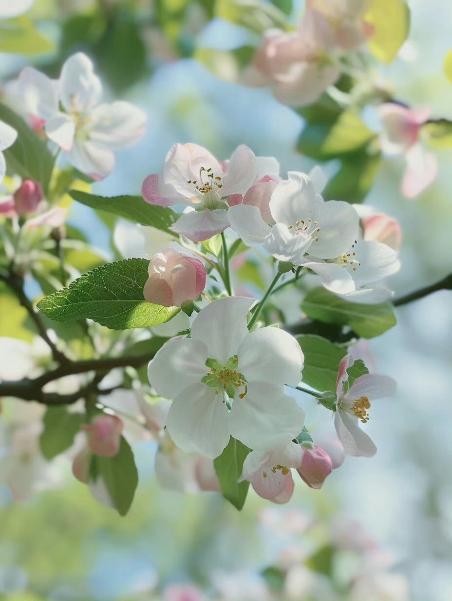 苹果花开 