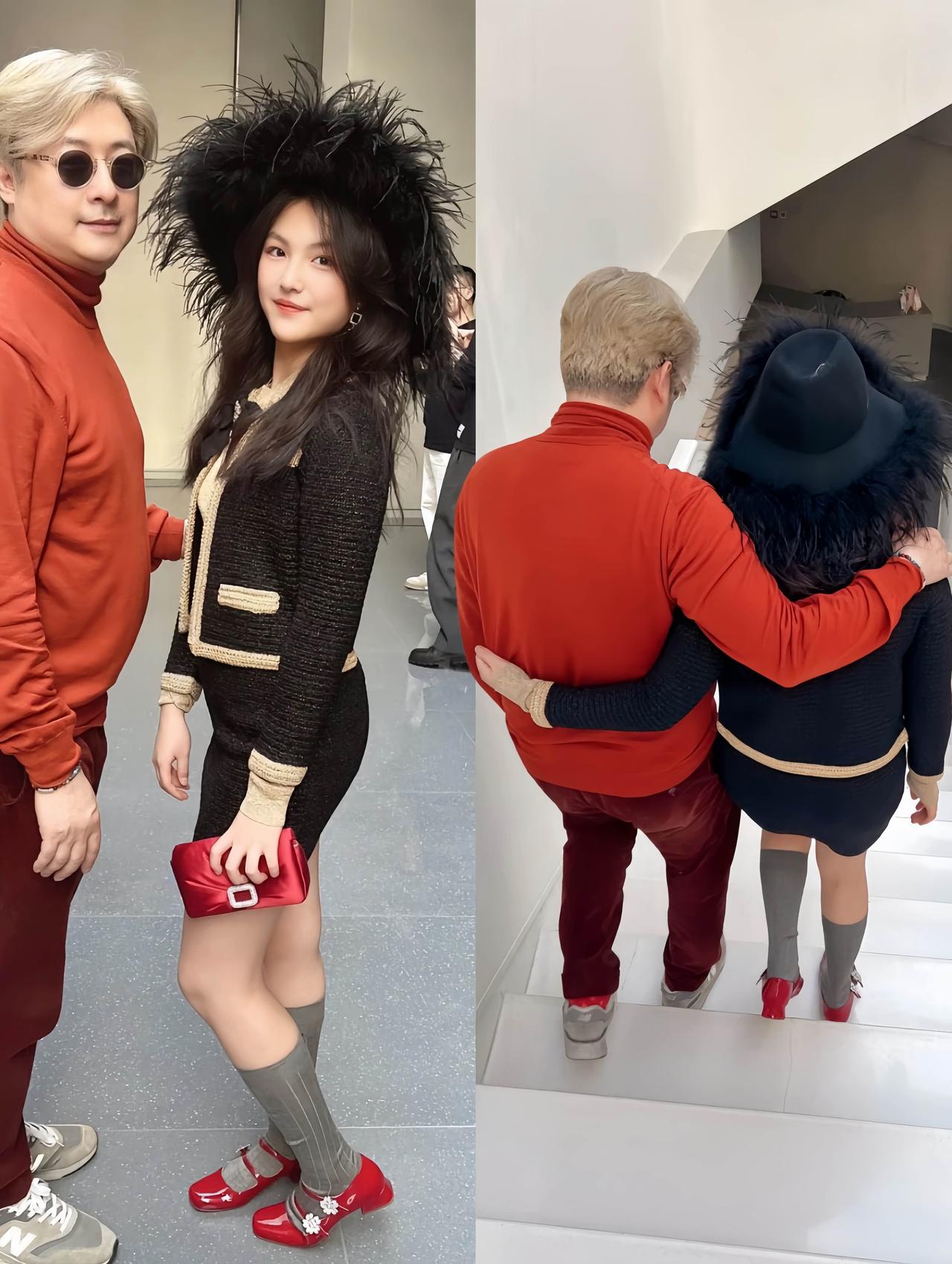 王岳伦与李湘的带娃理念还是一致的，那就是富养王诗龄，带着她世界各地的，参加上流社