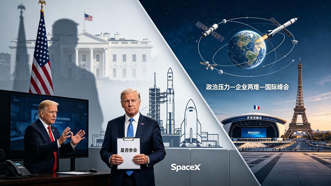SpaceX 等美国航天企业施压，劝阻企业参加下周在巴黎举办的国际太空峰会上观新