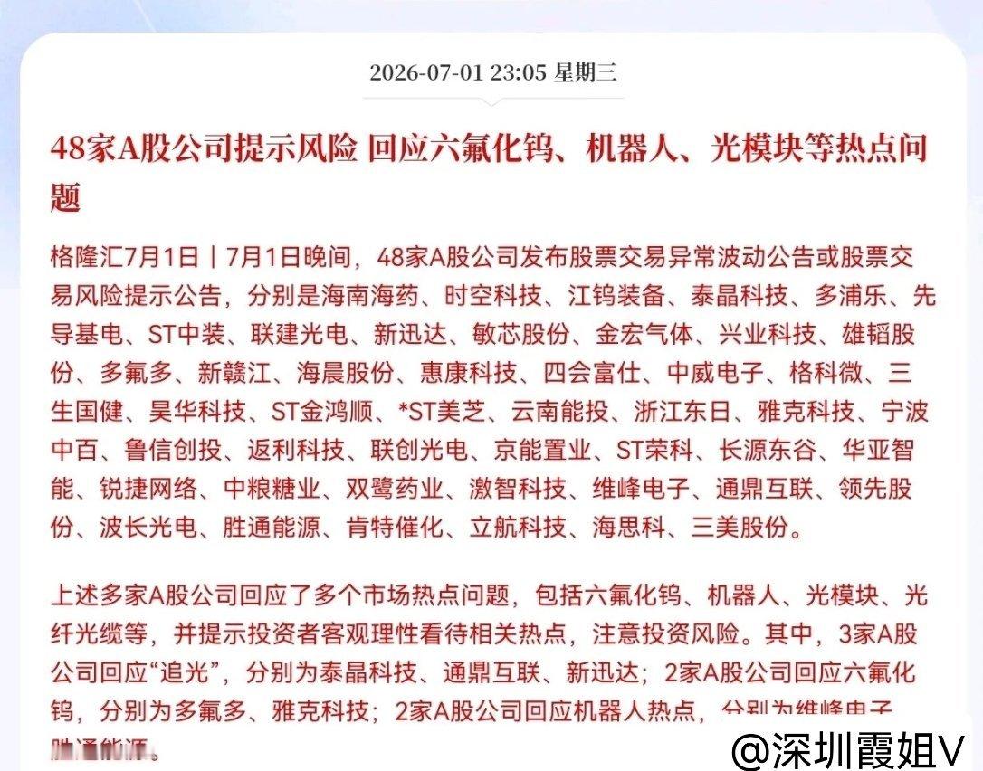不好了！真的不好了！一早我又看到几十家公司集体站出来降温了，这下麻烦了，满仓这些