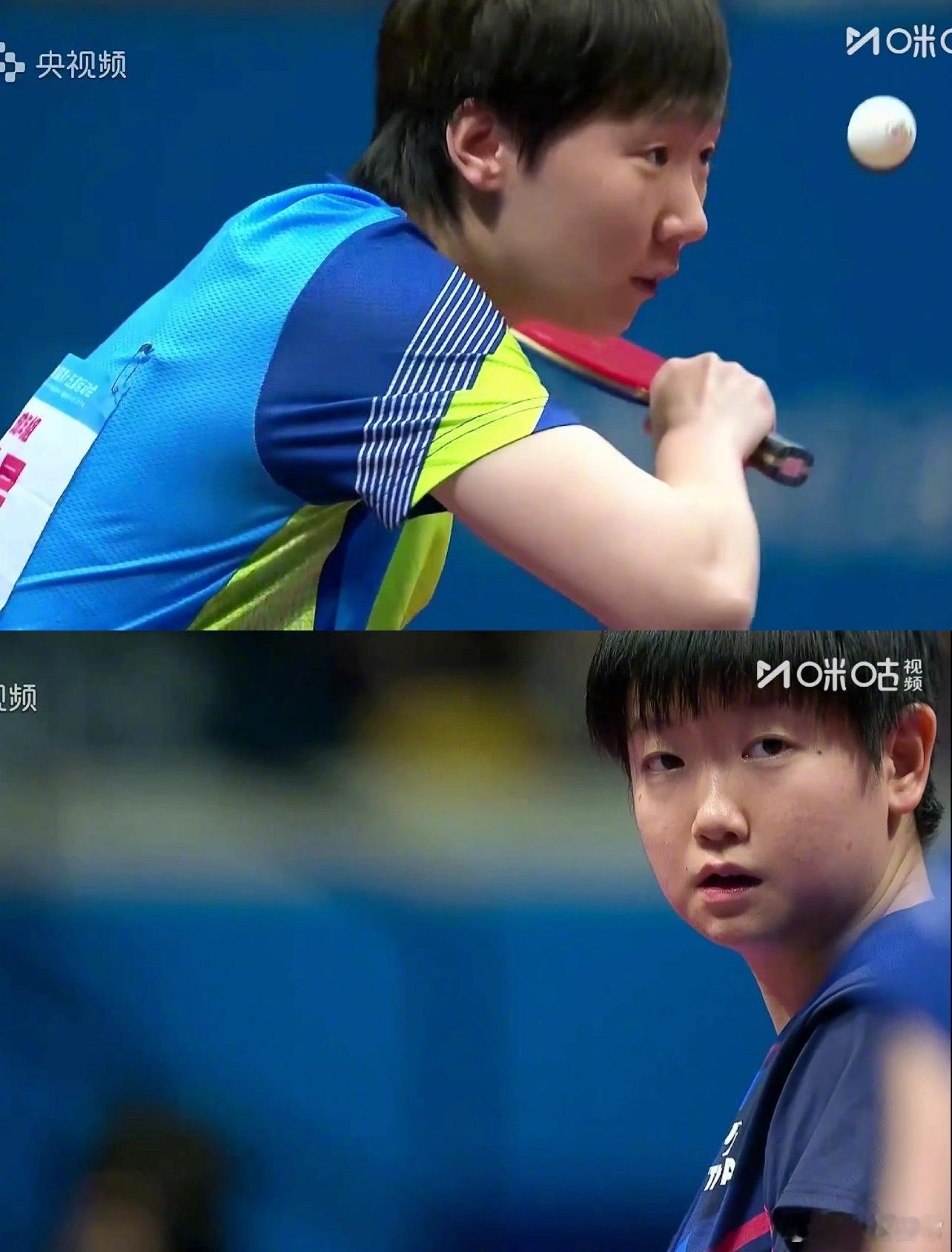 王曼昱4比2战胜孙颖莎卫冕全运会乒乓球女单冠军六局比分：7-11、11-8、12