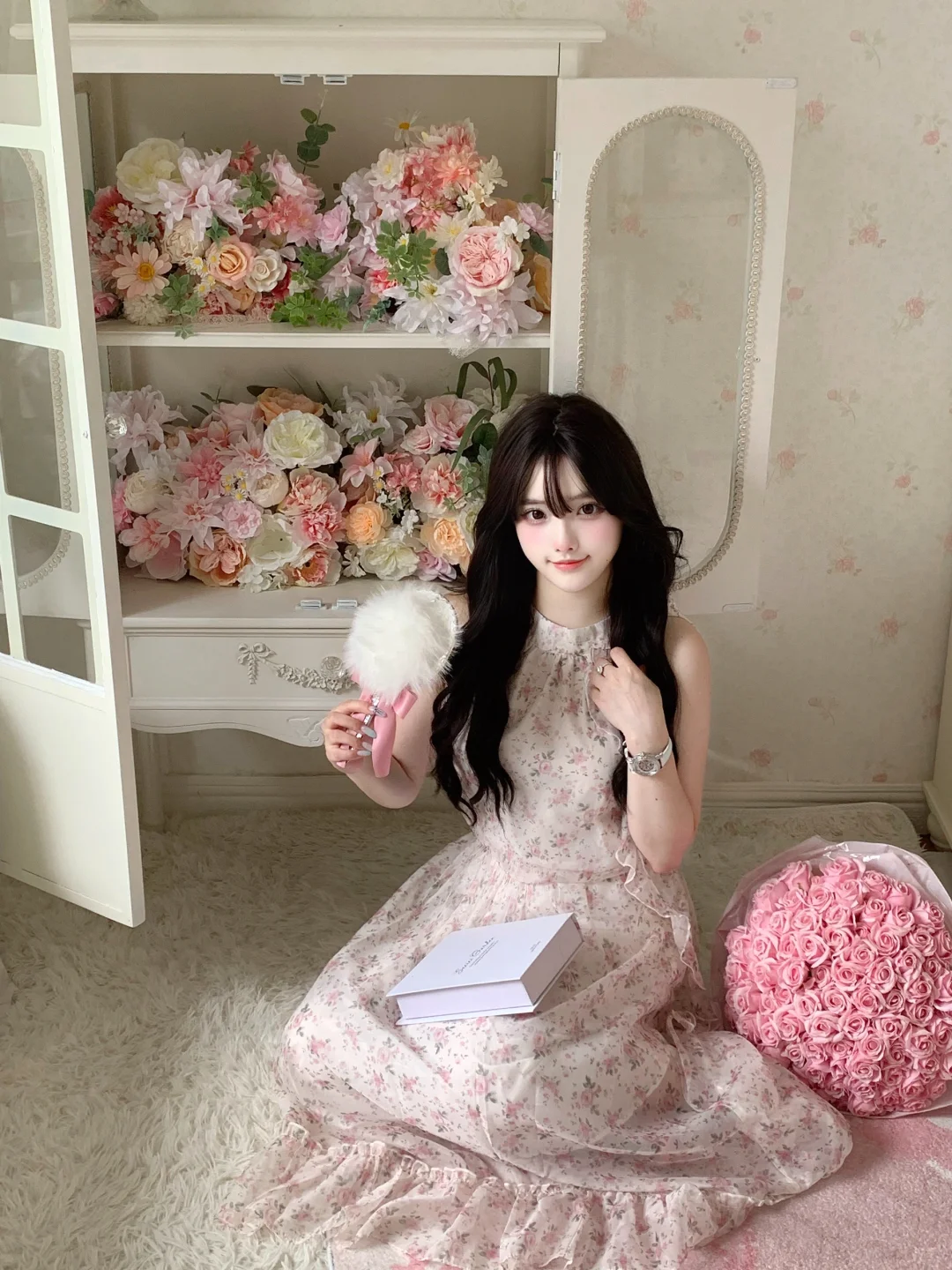 突然get到碎花长裙的美…꙳˖🌸
