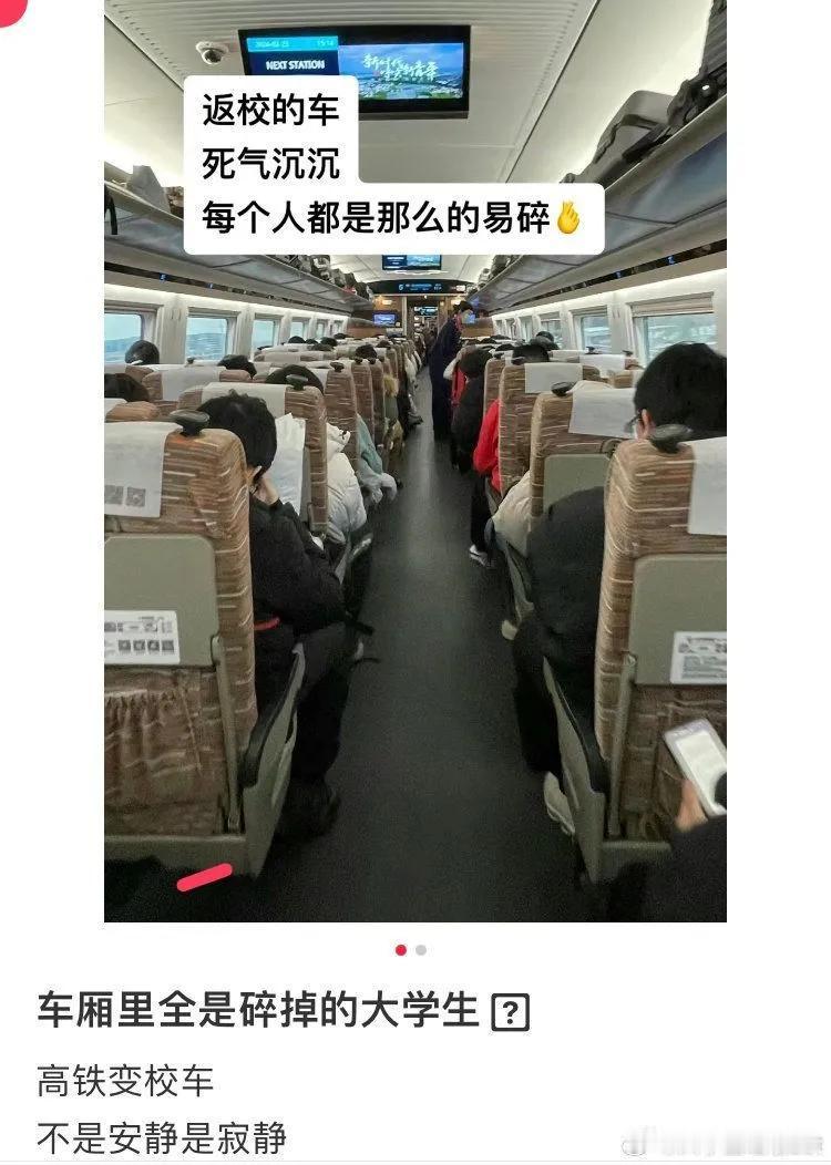 车厢里全是碎掉的大学生#大学生名场面#