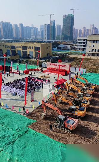 武汉王炸商业体，王府井购物公园开工建设了！位置在洪山区和平街道园林路，离地铁4号