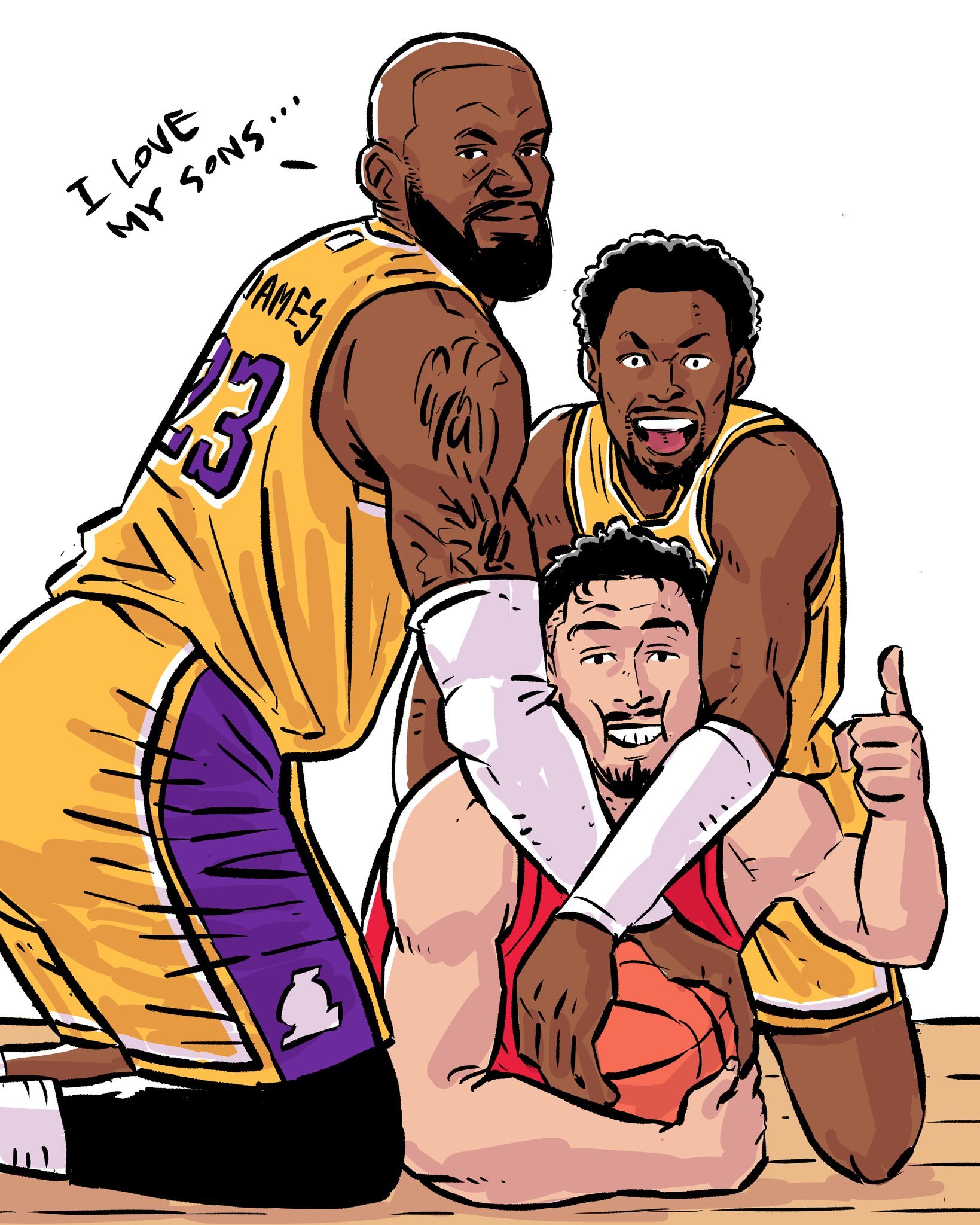 湖人3比0火箭原来41岁还能这么拼看到詹姆斯怎能不泪流满面