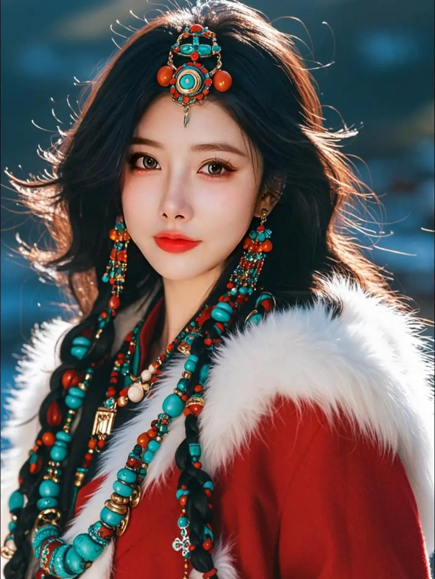 藏韵风情 超酷变身模版 做个美美的小仙女 清纯甜美 美出高级感