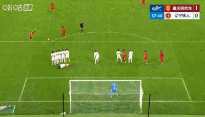 肯帕努，重庆铜梁龙中超首球，照这个节奏踢下去的话，首胜应该也要来了。 