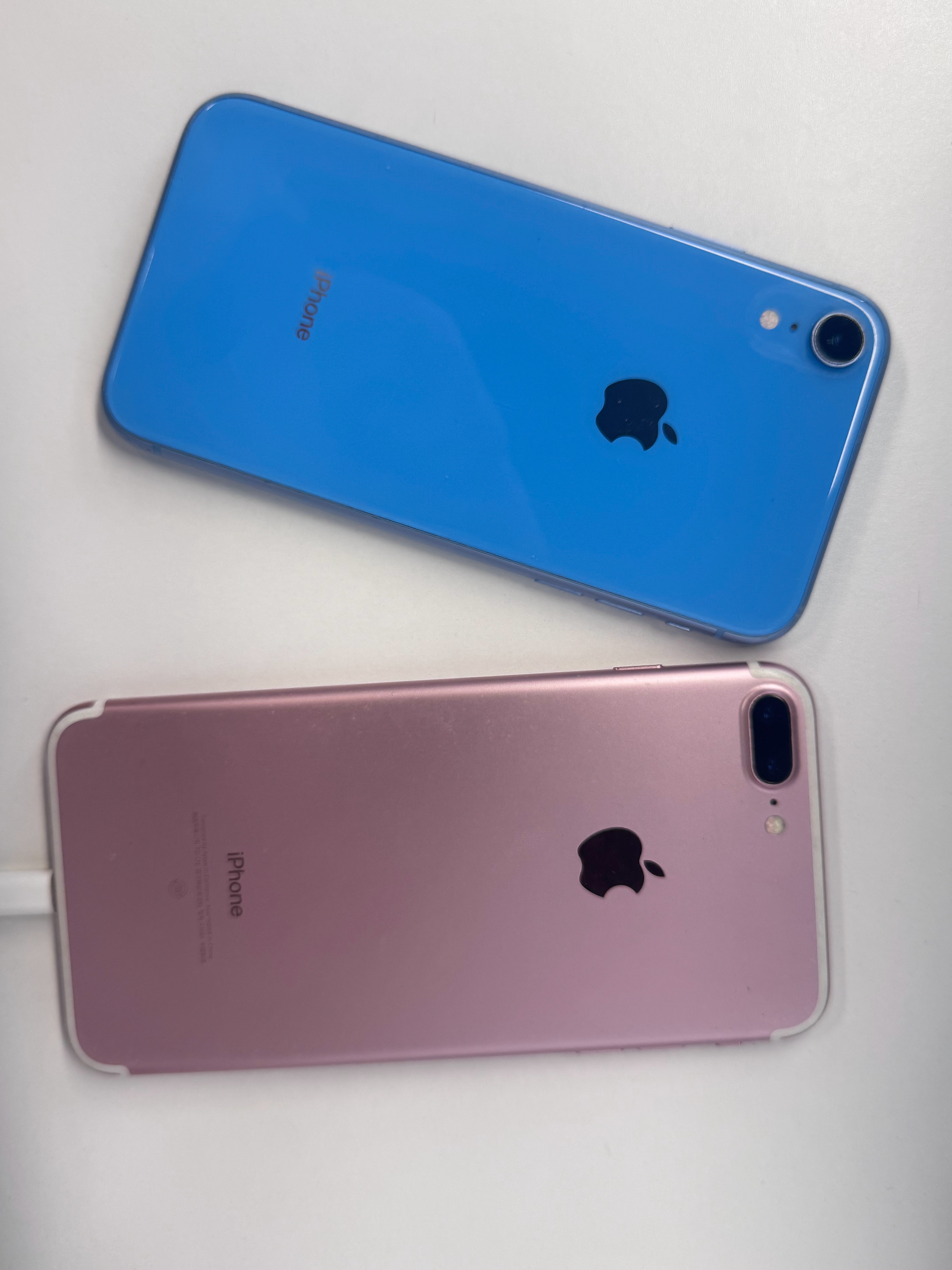 我发现我的两个女同事，一个用XR，一个用7Plus。她俩只拿这俩上古神机拍照，拍