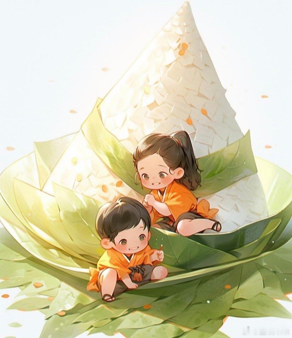 鲜香艾叶粽子宝贝端午节日系列头像～ 萌化了！ 