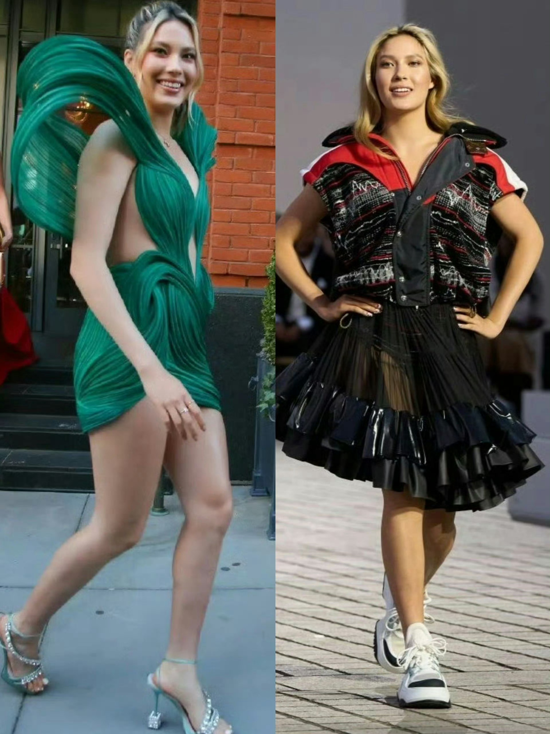 谷爱凌走秀的气质怎么和大妈一个感觉？ ​​​