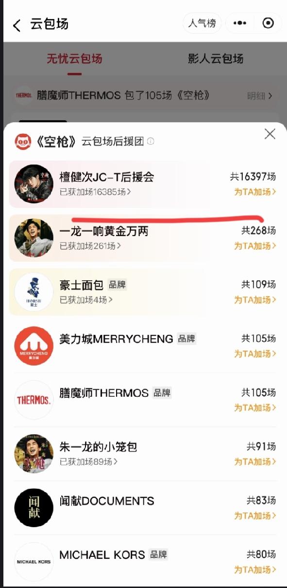 大手一挥，就是包两万场，原来檀健次是顶流啊。
有龙餐馆，奥德赛在前，一部《空枪》