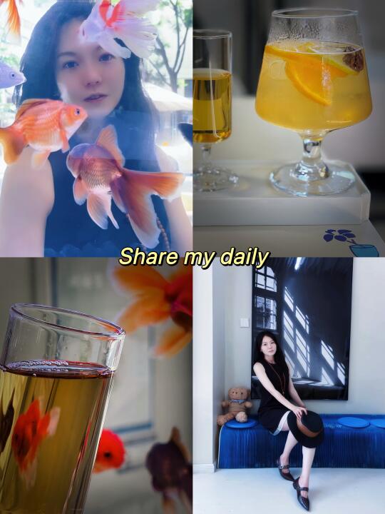 【昆明】在精致鱼缸旁饮一杯“洱海”微咸🍸
