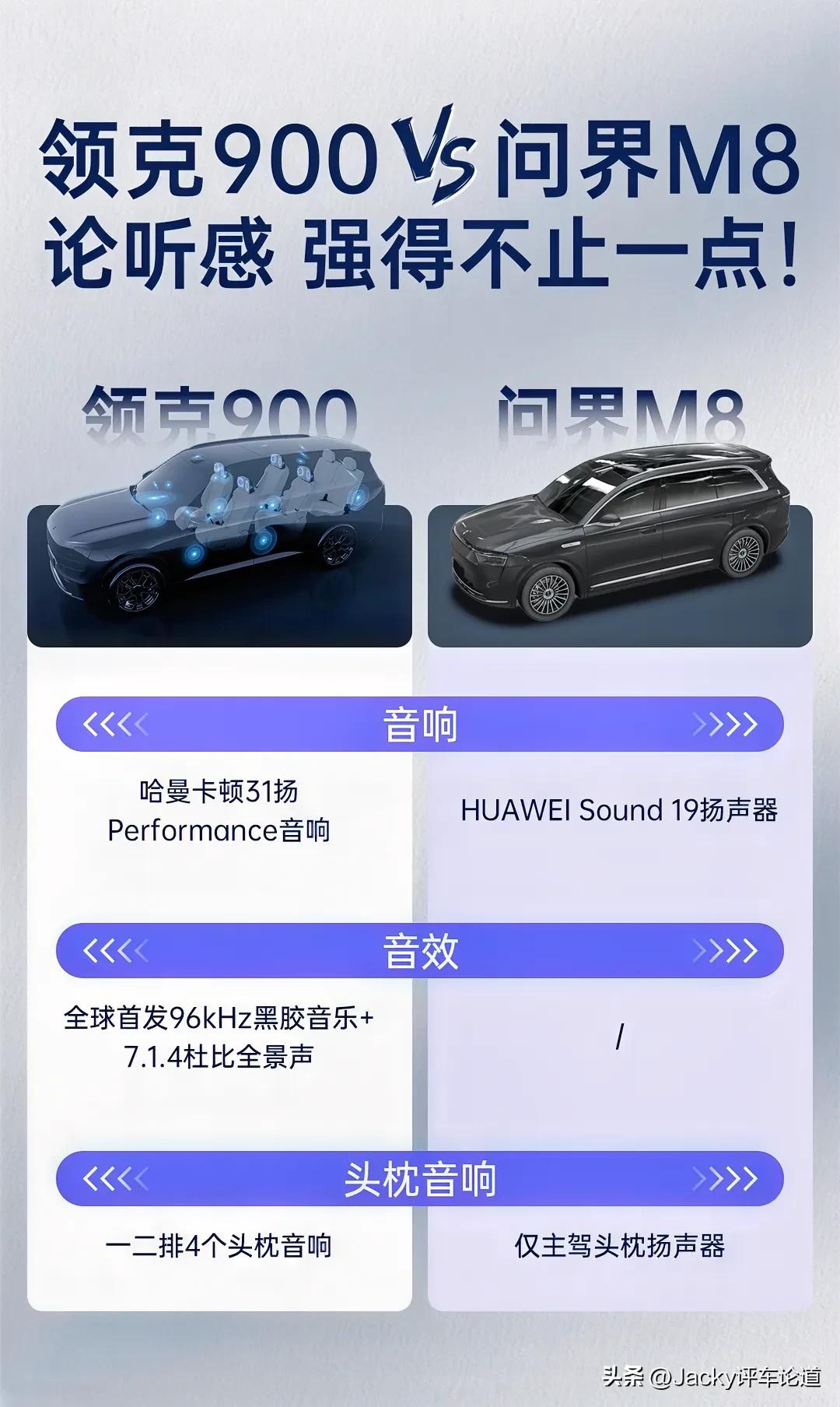 何谓殿堂级听觉享受？领克900以哈曼卡顿31扬、杜比全景声让问界M8黯然失色，在