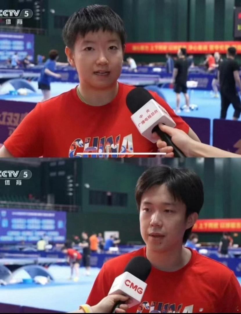 孙颖莎王楚钦 哥姐今天都好红～封训顺利！！！从来没有觉得中国乒乓球队这么困难过 
